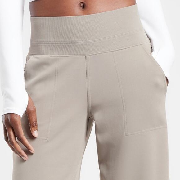 Athleta Venice Wide Leg Bluff Grey Pants 1X - Picture 5 of 10